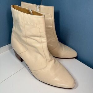Giorgio Brutini Vintage Men's Off-White Ankle Boots
